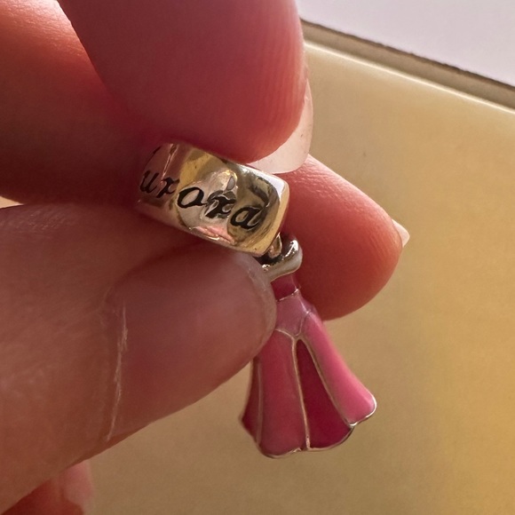 NWOT Pandora x Disney Aurora's Dress Dangle Charm- 791921enmx - Picture 7 of 15